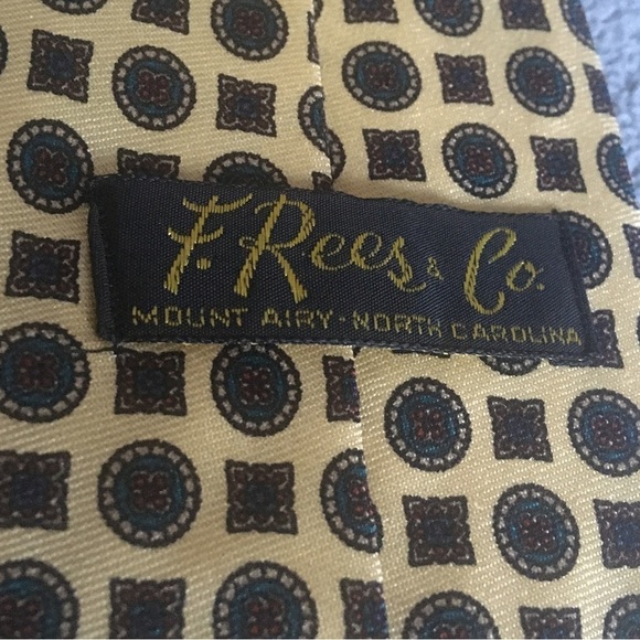 Vintage Mens Silk Neck Tie - Picture 5 of 6